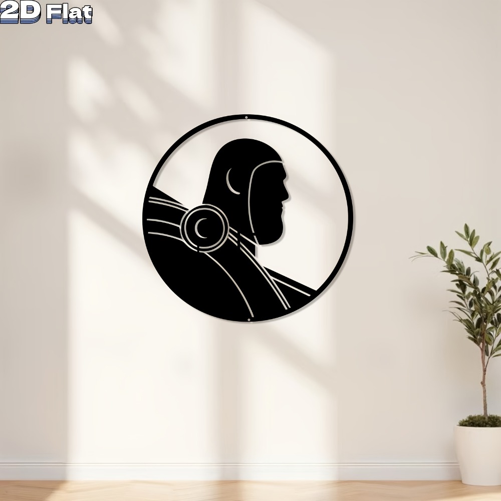 Office Tech For Home - Nowoczesna Aluminiowa Dekoracja Ścienna Robot Odporna