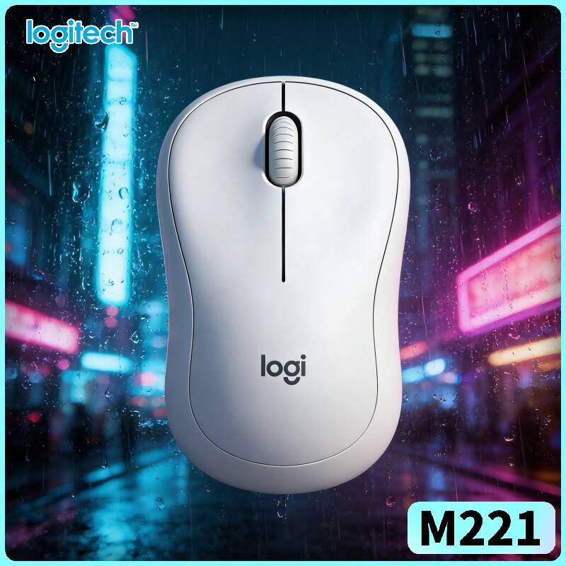 Office Tech For Home - Logitech M221 Ergonomiczna Cicha Mysz -