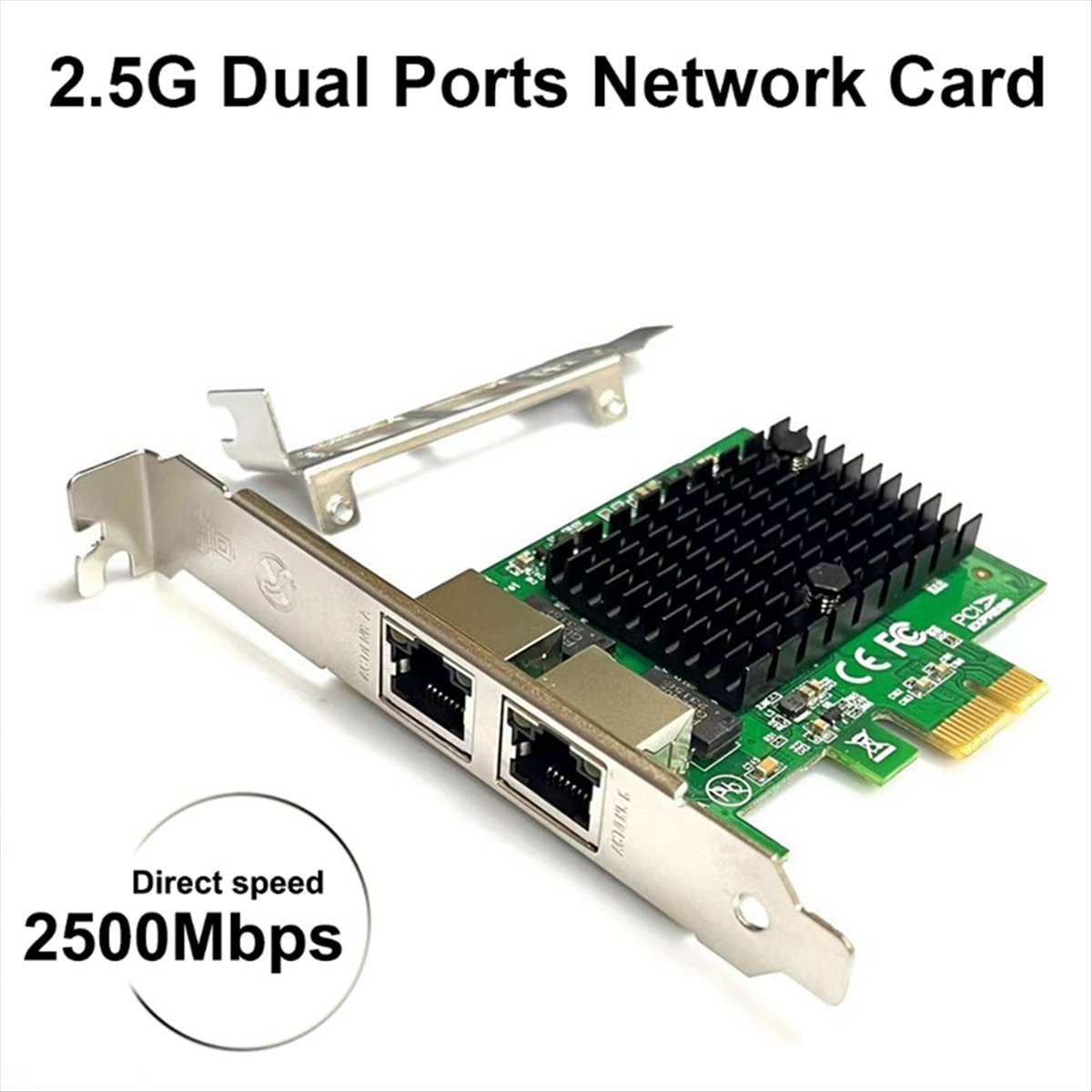 Gigabit Network Card - Karta sieciowa ABAN 2 Port 2.5G